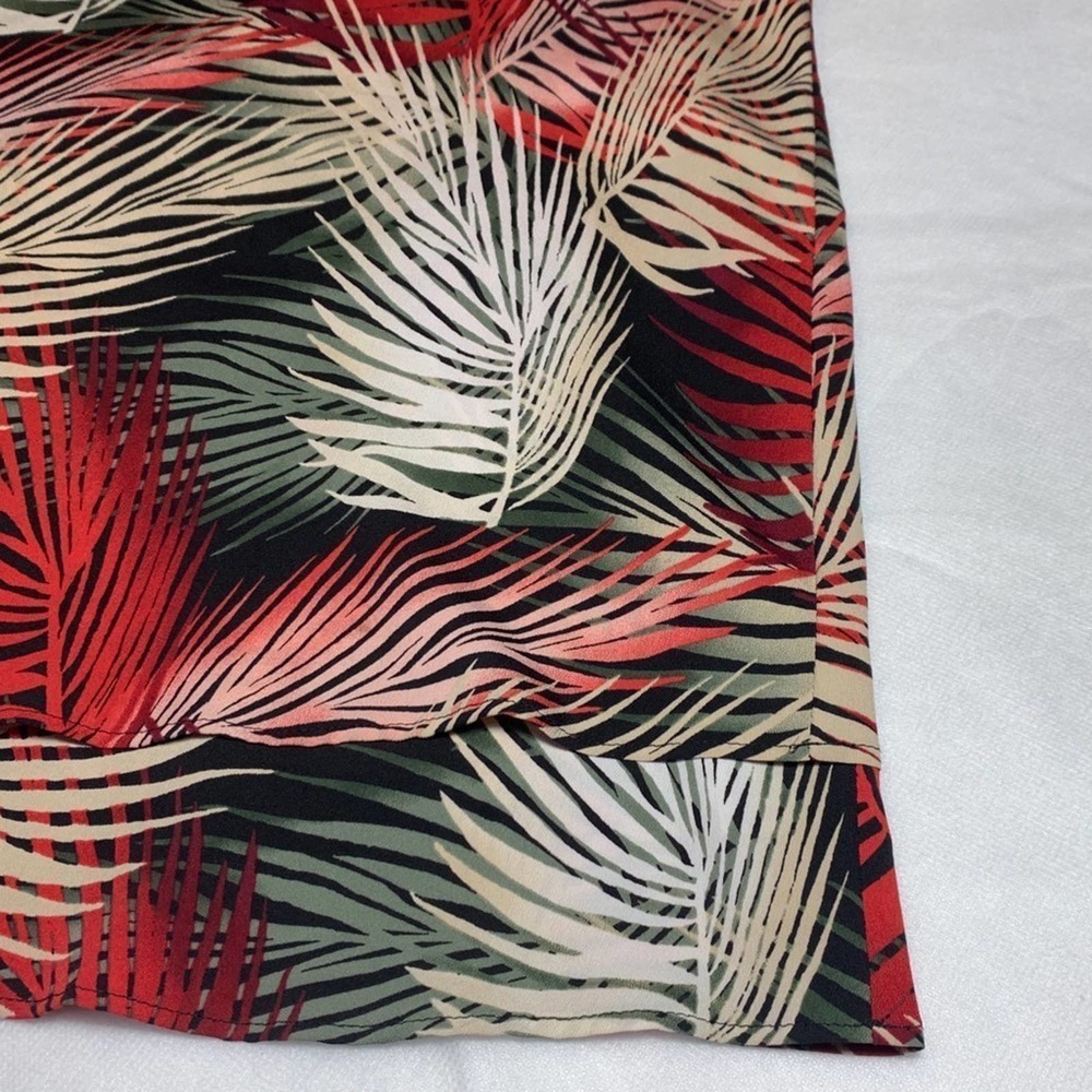 White House Black Market Foliage Print Blouse XS - Picture 6 of 8